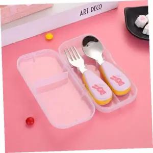 [골드스마일]유아수저 유아용 수저 포크 세트 캐릭터 유아숟가락