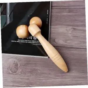 [골드스마일]마사지롤러 원목 바디 마사지롤러 얼굴마사지 핸디마사지기