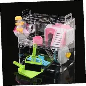 [골드스마일]햄스터하우스 DIY 아크릴 햄스터 케이지 풀세트 햄스터키우기 시소