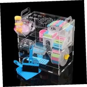 [골드스마일]햄스터하우스 DIY 아크릴 햄스터 케이지 풀세트 햄스터2층집