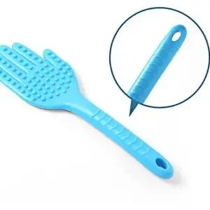 지압봉 손모양 블루 지압기 핸드형 지압용품 힐링용품 (WFG1NA7)