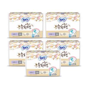 쏘피 내몸에 순한면 대형 16매, 5개