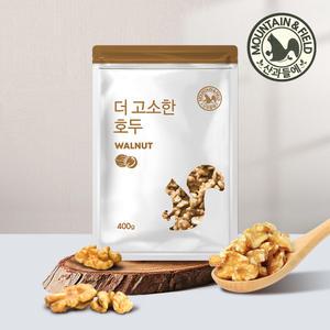 [산과들에] 1/4태 호두 400g x 2봉 / 신선한 견과 견과류 간식 호두