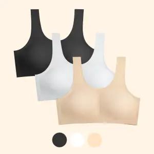 아이엠속옷 통기성좋은 주니어 브라 3P 청소년 중학생 여아 브레지어