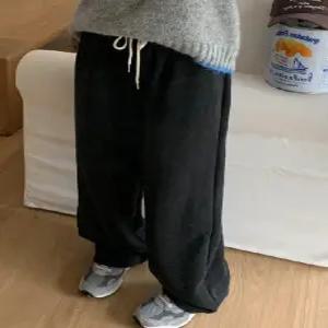 도톰기모 와이드 트레이닝 밴딩 팬츠 (4color)