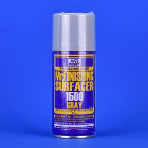 Mr 피니싱서페이서 1500 그레이 B527 프라모델 건담 피규어 전차 비행기 함선 모형 소품 색칠 하도작업