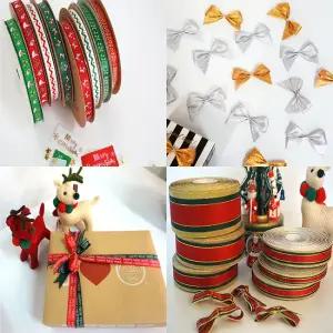 [리본벨리]크리스마스 리본 선물 포장 끈  트리장식