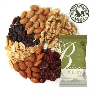 [산과들에]하루견과 원데이발란스그린x60봉