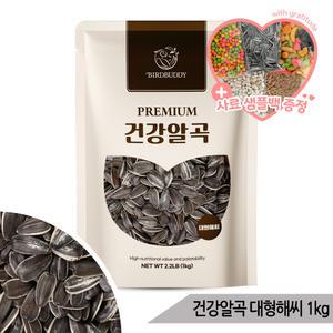올블루 대형 해바라기씨 1kg 중대형 앵무새 햄스터