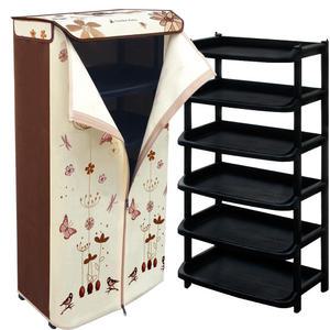 국산 커버신발장 대형 6단 현관신발장 다용도수납선반