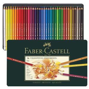 파버카스텔 폴리크로모스 전문가용 유성 색연필 36색 미술 연필  틴케이스