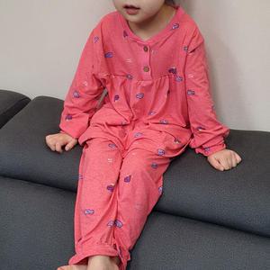 여아 아동 겨울 피치기모 파자마 어린이 주니어 잠옷 상하의세트 8284