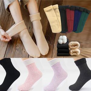 겨울 패션 면 발열 기모 양말 융털 보온 임산부 산후 선물용 코튼 따뜻한 장목 긴 골지 이쁜