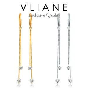 18K 테크닉 슬림 귀걸이