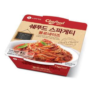 롯데 쉐푸드 볼로네이즈 스파게티 220gX12개 1BOX 파스타 정통 즉석요리 토마토소스