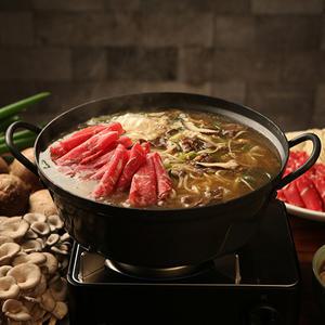 [한우리] 버섯소고기국수전골(2~3인) 소고기 샤브샤브 손님상차림 집들이 밀키트 쿠킹박스