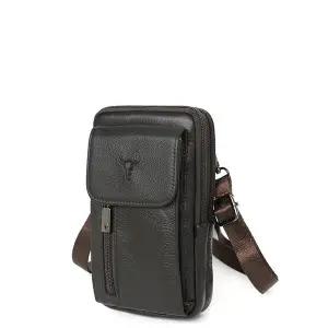 천연소가죽 나들이 미니크로스백 핸드폰백 보조가방