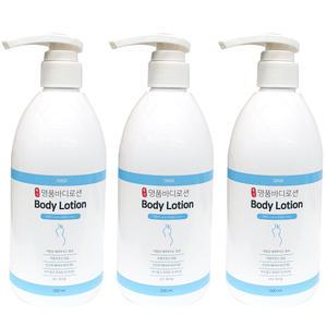 3WB 웰빙 명품 바디로션 500ml x3개 모든피부용 고보습 히알루론산 식물성세라마이드
