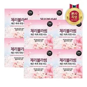 온더바디 플라워 휘핑비누 90g 체리블라썸 x 8개
