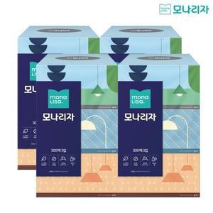 모나리자 미용티슈 300매*3입 x4팩 (총12팩)
