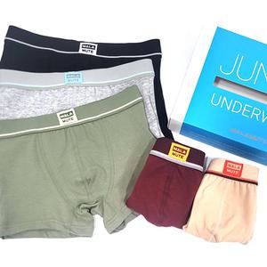 주니어 남자 드로즈 팬티 남성 속옷 세트 남학생 사각팬티 중학생 고등학생 청소년 학생