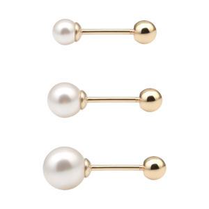14K 스왈 진주 피어싱(3mm)