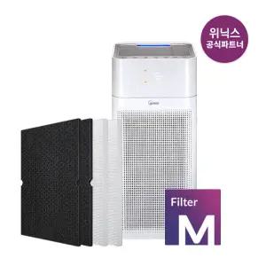 S[공식인증점] 정품 위닉스공기청정기필터 타워XQ700 CAF-M0S1 M필터세트(집진2개+탈취2개)