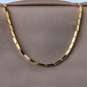 14K 18K 대나무 목걸이 줄 2.5D 체인 굵기 밤부 남자 여자 커플 골드 금