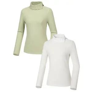 [와이드앵글](광주신세계)WWW22241 여성 CF 바네사 오픈 하이넥 티셔츠