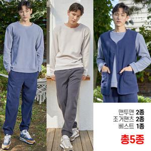 피트인 남성 코지웜 라운지웨어 5종
