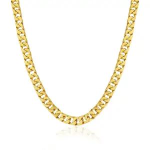 [한국금다이아몬드] 여자 순금 목걸이 체인 면 24K 37.5g 18K장식 디자인