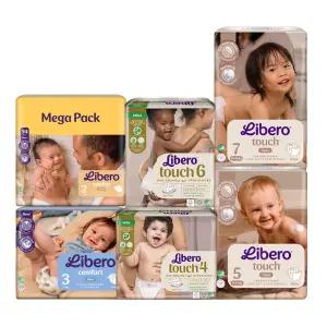 [공식업체] 리베로 기저귀 터치& 컴포트 밴드형 1단계 2단계 3단계 4단계 5단계 6단계