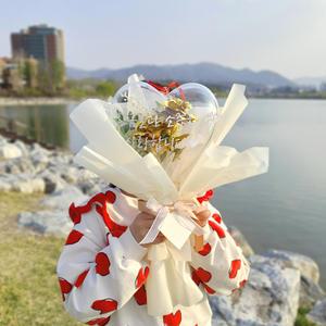 하트 아크릴 레터링 비누꽃다발 이벤트 생일 축하선물 예쁜 졸업식꽃다발