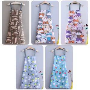 주방 방수앞치마 카페 바리스타 어린이집 미용 여름 여성 업소용 식당 작업 예쁜 패션 OKA-APBS