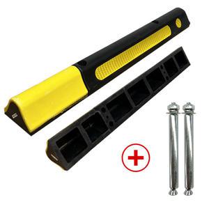 지아이엘 프리미엄 고무형 주차블럭 1M 카스토퍼 주차방지턱 스톱바 앙카포함