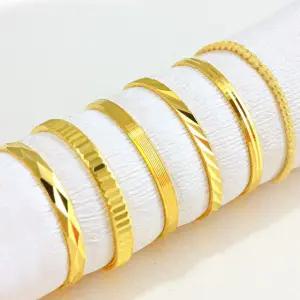 순금 24K 링 레이어드 여자 얇은 금 실 반지 0.75g