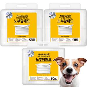 노부담패드 저렴한 강아지 배변 대형 3팩(150매)패드