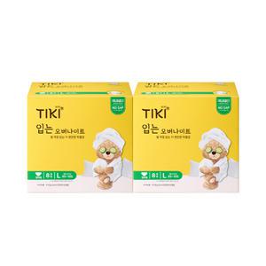 티키 생리대 입는오버나이트 입오버 대형(총16매) 8매입X2팩