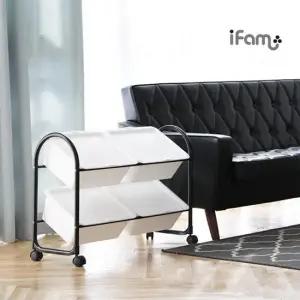 룩 트롤리 정리함 2단 이동식정리함 장난감정리함