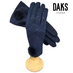 [롯데백화점]닥스 여성 밍크 방울 폴리 장갑 GBD352H