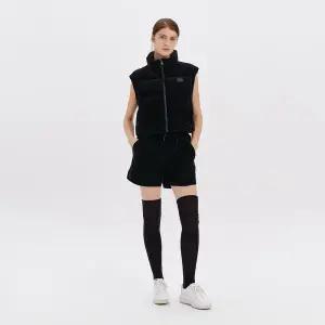 [위뜨](강남점)블랙 다이아 퀄팅 숏팬츠 HTWST3L02T