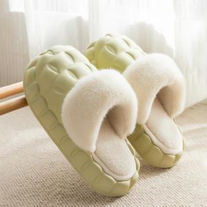 슈퍼카미트 겨울 푹신말랑 엠보 방한 털 슬리퍼 ws3s6s5c