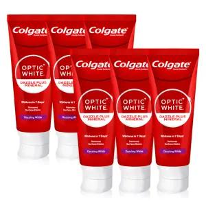 콜게이트 옵틱화이트 다즐링 화이트 치약 100g x 6개