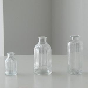 라뜨랑 스트라이프 엔틱 빈티지 줄무늬 미니 유리 화병 디퓨저 공병