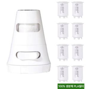 [아쿠아듀오]싱크대 고급형 정수필터 SF-7000 플렉시블형  여유만만 세트 - SF7000 (플렉시블/코브라형) 본품 + PLA리필 2 SET( 8개)
