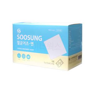 수성 멸균거즈-엔 5매 x 20포 (개별포장)