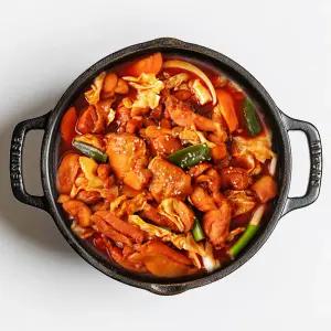 꿀맛나는세상 춘천식 양념 닭갈비 500g *2팩_냉동