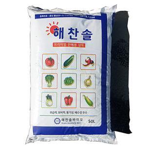 상토 원예용 프리미엄 해찬솔50L-채소작물재배 분갈이