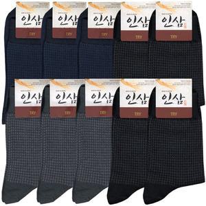 [TRY]한국제인삼향가공기능성신사중목양말10켤레TMSDG51