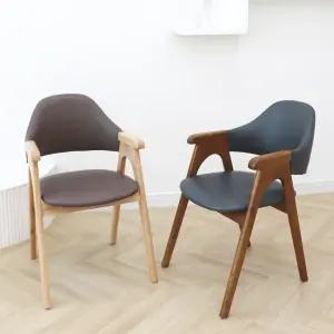 [파스텔우드] 고급원목 카페의자 인테리어 식탁의자 비올렛S